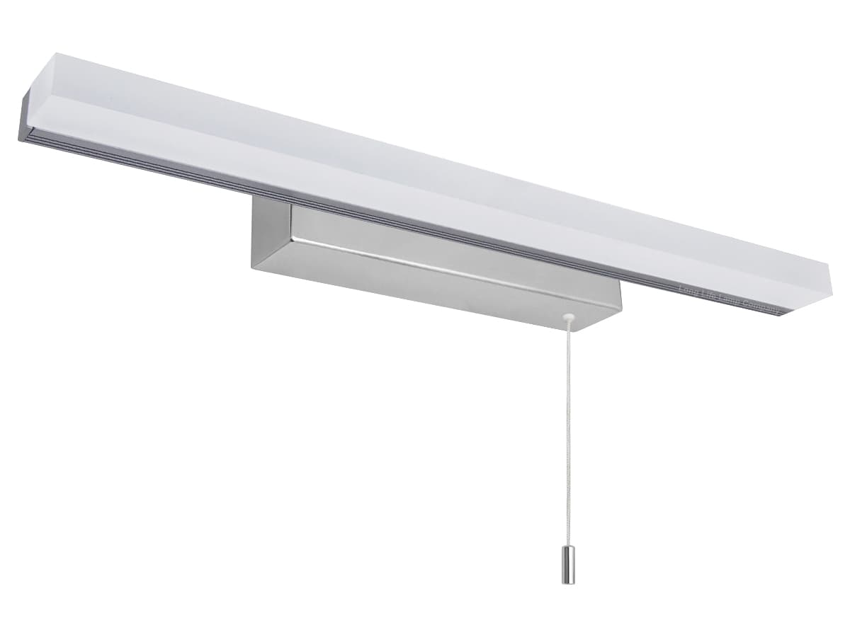 9w LED Bathroom Mirror Wall Light With Pull Cord Cool White 6500k IP20 ML15