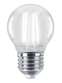 4w LED Filament Golf Ball Light Bulb E27 Cool White Clear Glass Pack of 2