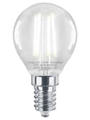 4w LED Filament Golf Ball Light Bulb E14 Cool White Clear Glass Pack Of 2