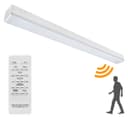 40W LED Microwave Sensor Ceiling Batten Light Fitting 4 feet Remote Control 6500k MSBL40