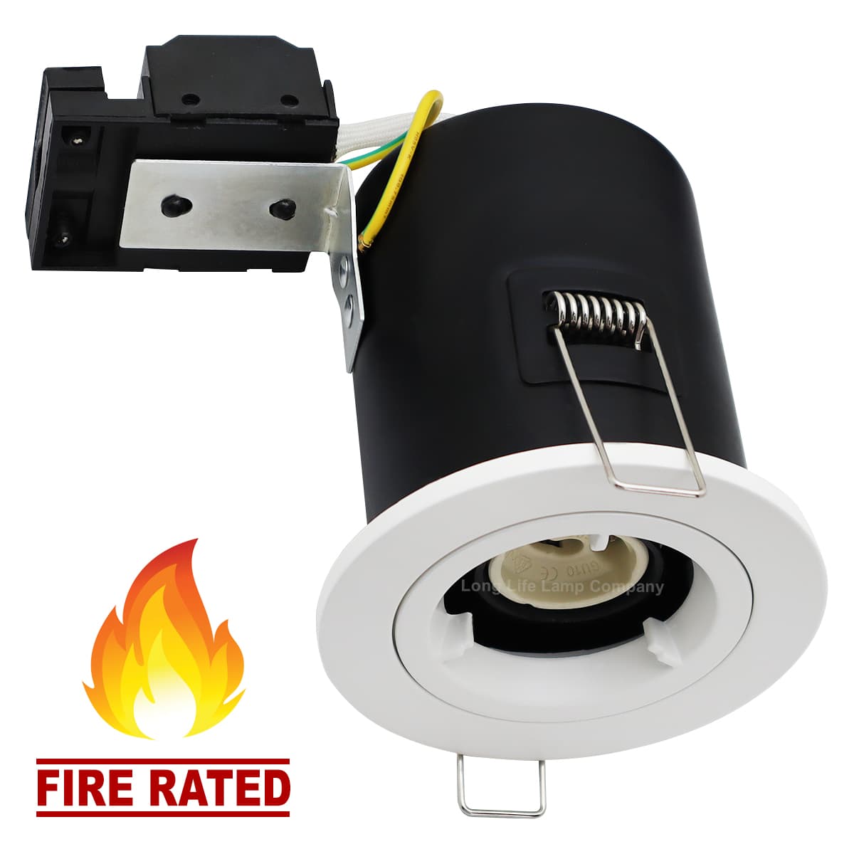 White Fixed Fire Rated Downlight FRW01