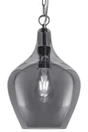 Modern Vintage Ceiling Smoked Grey Glass Pendant Lamp H3129