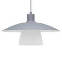 Modern Ceiling Pendant Light Grey Frosted Glass H3130