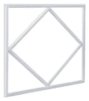 64w Border Line LED Diamond Panel 600 X 600 Recessed Ceiling Light 6500K PHFL64W02