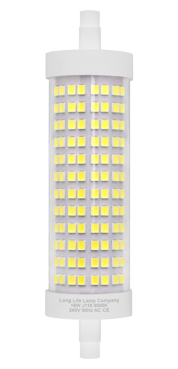 R7S 118mm LED Bulb J118 Halogen Linear Replacement 18w 6000k For Flood Lights