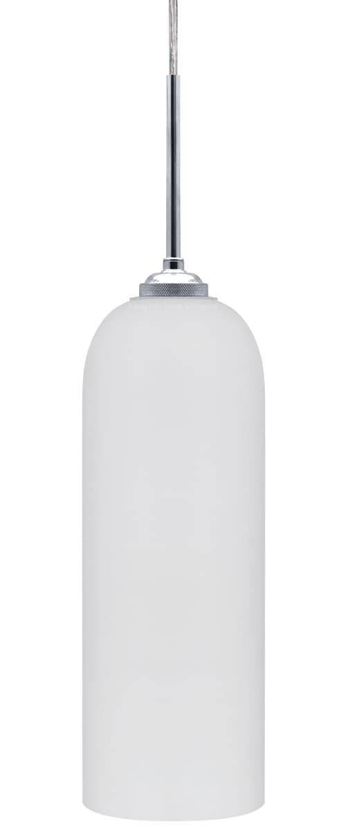 Modern White Frosted Glass Ceiling Pendant Light Tubular Lamp Shade H3134