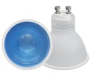  2 Pack LED GU10 Blue Light Bulb 5w with Blue Lens Diffuser