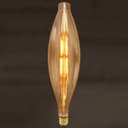 8w Tubular Antique Vintage LED E27 Smoked Glass CT120