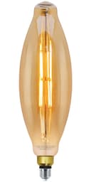 6w Tubular Antique Vintage LED Dimmable E27 Smoked Glass CT120DIM