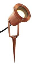 Outdoor Ground Spike Light Stainless Steel Copper Finish Adjustable Head ZLC085S