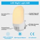 LED Night Light Dusk To Dawn Auto Sensor Warm White A88