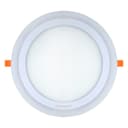 18w Round LED Ceiling Light Panel Cool White with 6w RGB Colour Changing Ambient Ring Remote Controlled