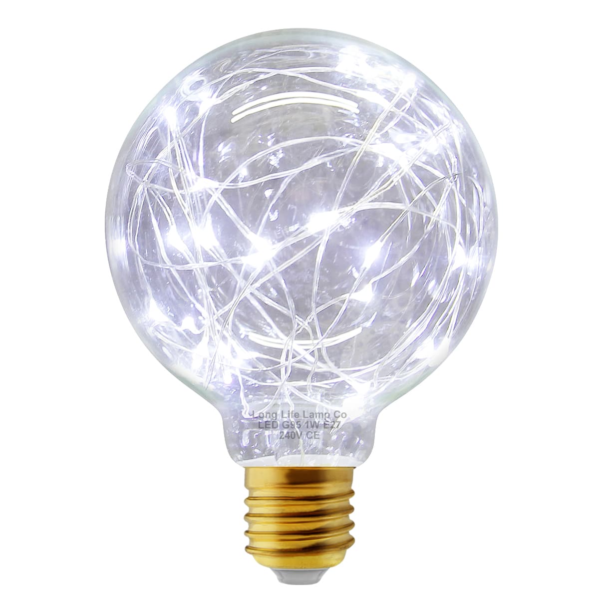 1w E27 LED Globe Decorative Light Bulb Cool White G95