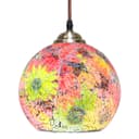 Vintage Glass Globe Ceiling Hanging Pendant Light Shade Mosaic Lighting 