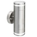 Outdoor Cylindrical Garden Wall Light Up Down IP65 Stainless Steel ZLC375 with LED GU10 5w Warm