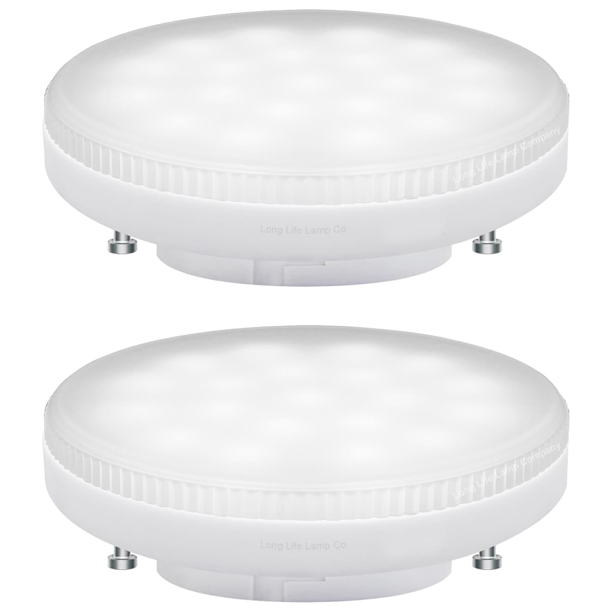2 Pack 7w LED GX53 Cool White Light Bulb