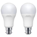 2 Pack 10w = 100w GLS LED Light Bulb B22 Cool White A60