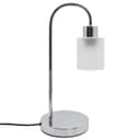 Modern Vintage Chrome Table Lamp Frosted Glass Shade T507
