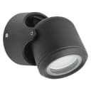 Black Outdoor Single Wall Light Adjustable IP54 External Directional Spot Lamp ZLC371B