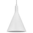 Ceramic Ceiling Pendant Light White Gypsum Lamp Shade