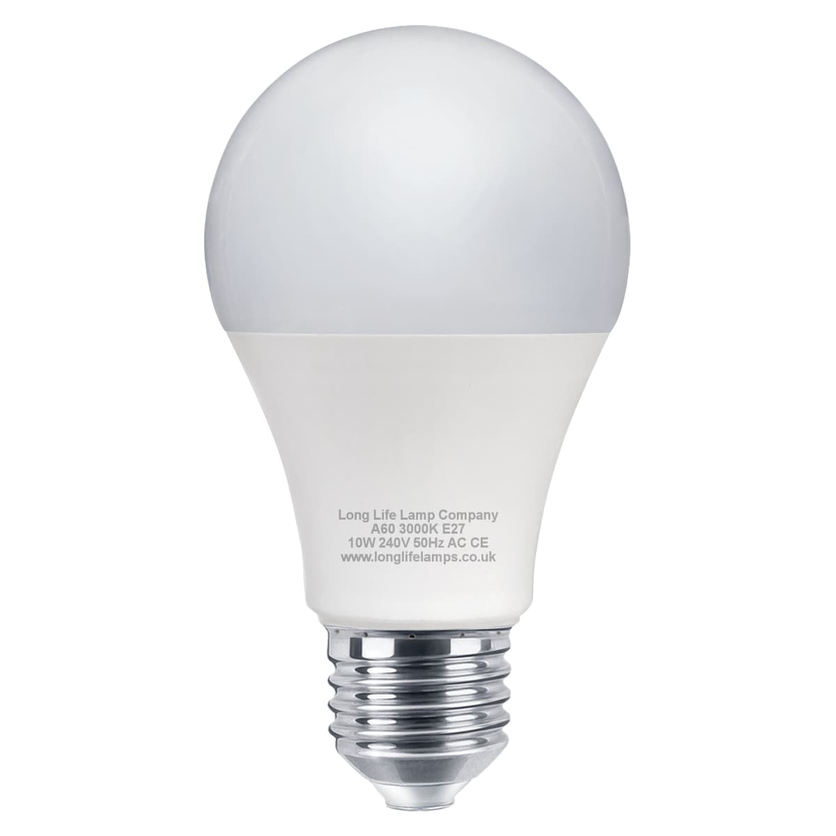 10w A60 GLS LED Light Bulbs E27 Edison Screw Warm White