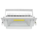 LED Rectangular Retail Ceiling Downlight Cool White 6000k Adjustable Beam Angle Recessed CDAS03