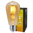 Edison Classics 2w Vintage LED Filament Bulb Teardrop Spiral ST58 Smoke Gold Glass E27 Edison Screw 