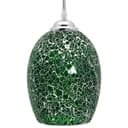 Vintage Ceiling Crackle Green Mosaic Glass Pendant Light K424