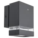 Downward Outdoor Dusk Till Dawn Wall Light IP44 Anthracite Black Automatic Sensor ZLC373DTD