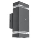 Outdoor Dusk Till Dawn Wall Light Up Down IP44 Anthracite Black Automatic Sensor ZLC374DTD 