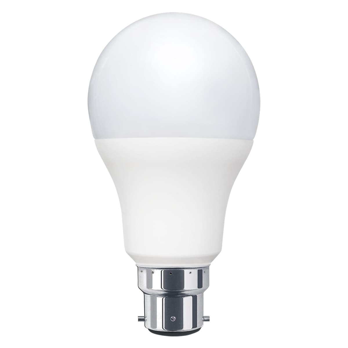 10w 3 Pin Light Bulb LED Cool White 6500k BC3