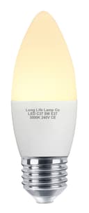 10 PACK 5W Energy Saving C37 LED Candle Light Bulb 3000K E27