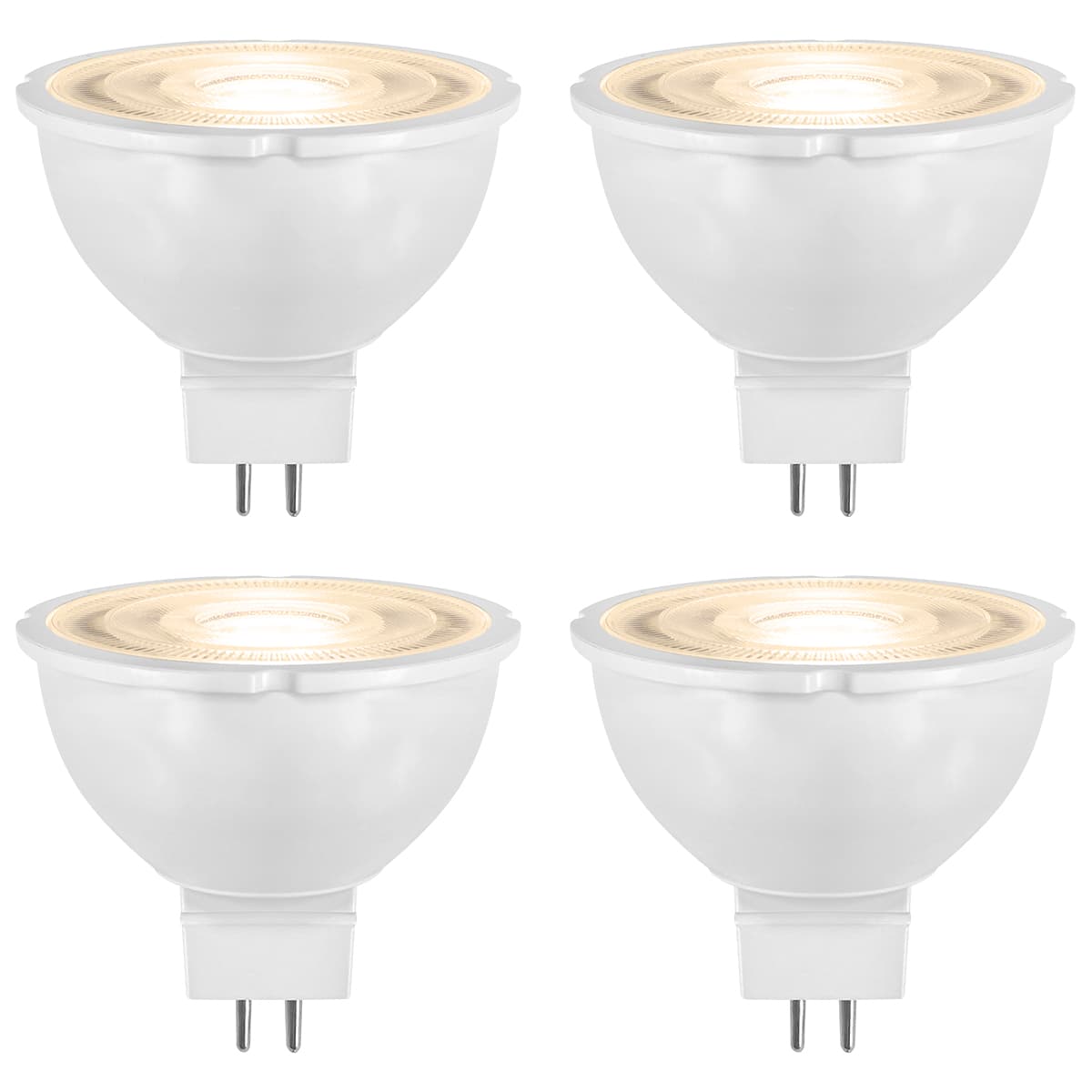 5W MR16 LED Bulb Warm White 3000K 12V Spot Light 4 Pack