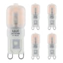 5 Multipack 3w G9 LED Bulb Equivalent 30w Capsule 240v Frosted Cover Warm White