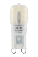 5 Multipack G9 LED Bulb 3w Equivalent 30w Replaces Halogen Capsule 240v Frosted Cover Cool White