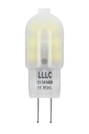 PACK OF 5 G4 12v LED Bulb 2w Equivalent 20w Replaces Halogen Capsule Frosted Cover Cool White