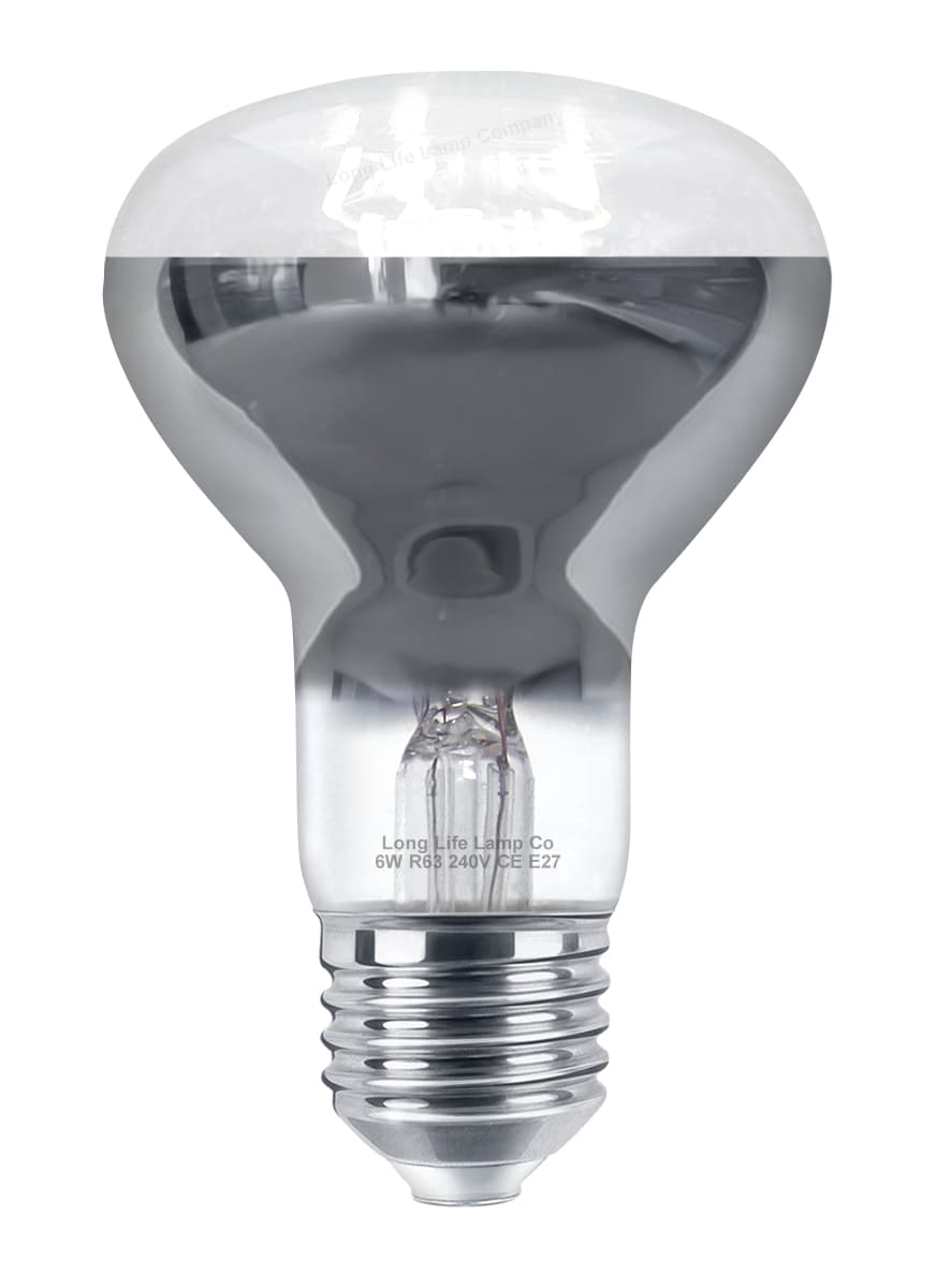 6w R63 LED Reflector Light Bulb E27 Cool White Replacement For Halogen Spots