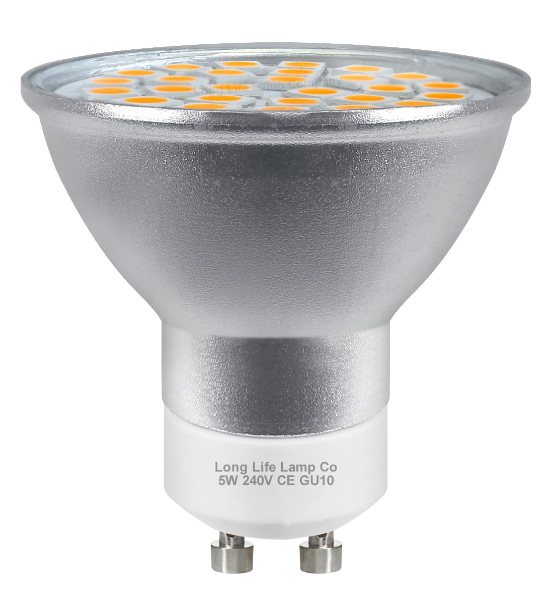 5w 27 SMD LED GU10 Light Bulb Warm White 