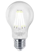 A60 4w LED Filament Light Bulb Cool White E27 Edison Screw Clear Glass
