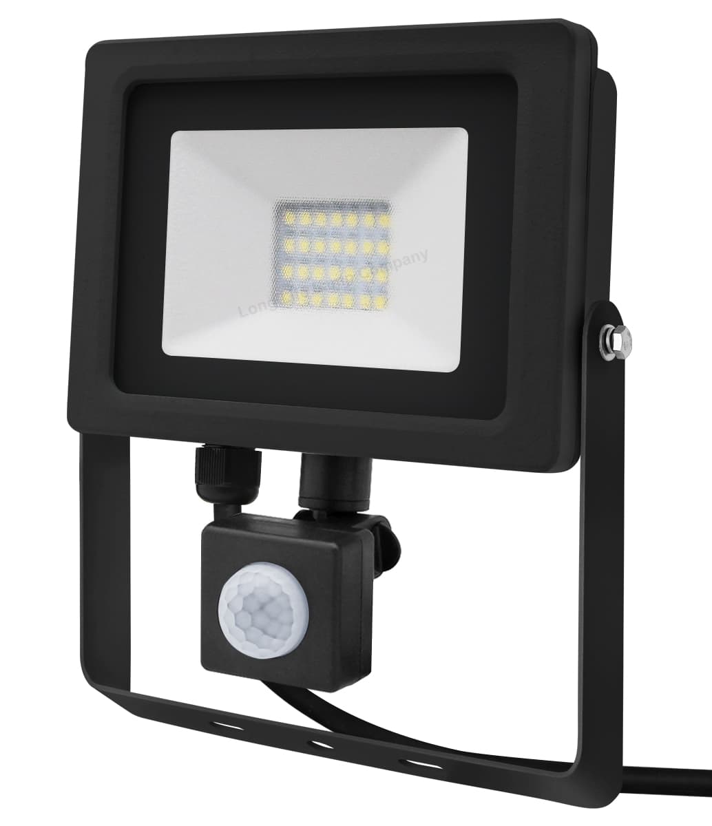 20w LED PIR Flood Light IP65 Outdoor Security Light with Motion Sensor Cool White