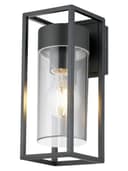 4w Outdoor Modern Rectangular Wall Lantern With Clear Diffuser ZLC079K