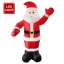 Outdoor Santa Claus Self Inflating with Plug 6ft Father Christmas LED Illuminated