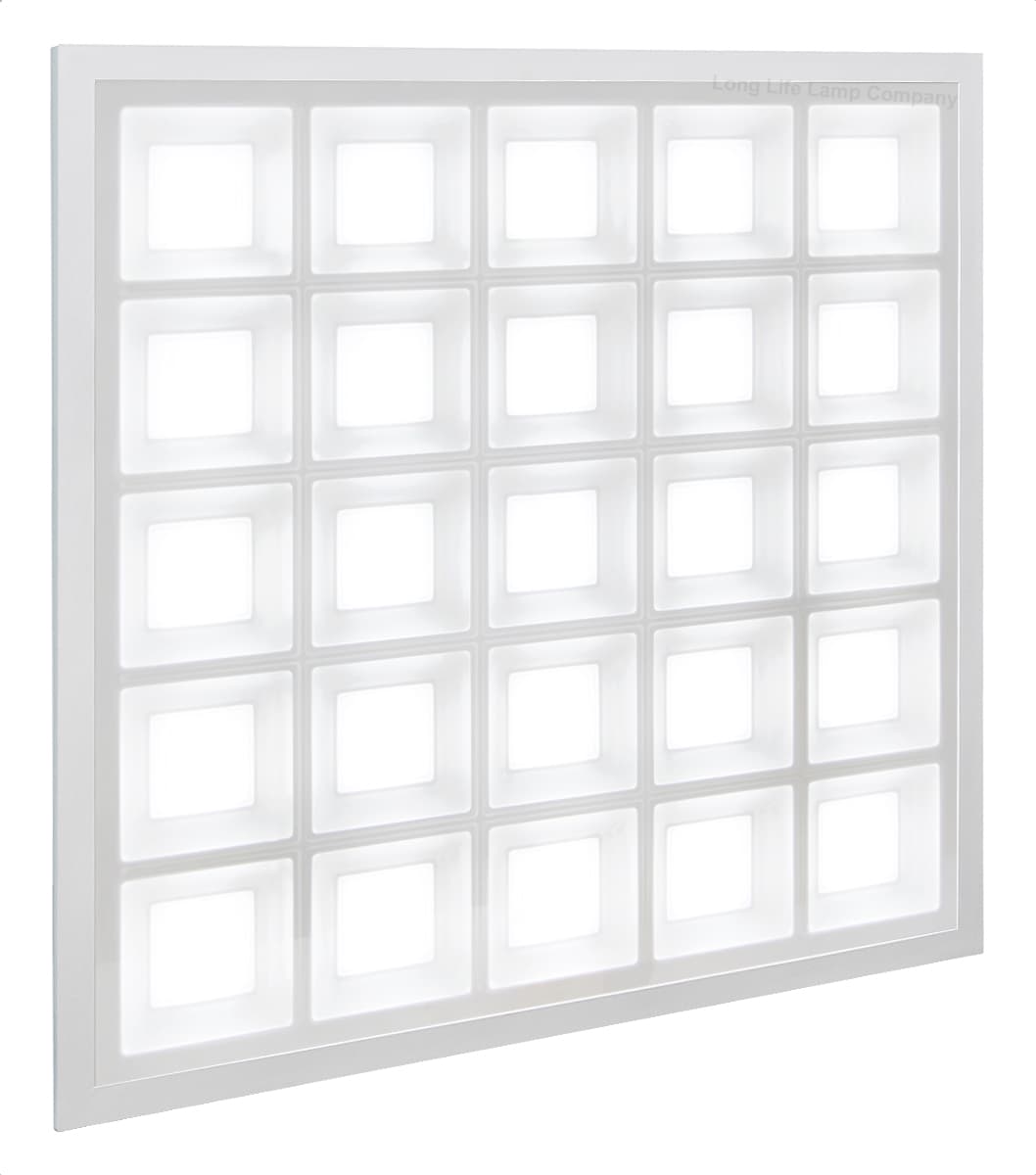 40w LED Panel 600 X 600 Recessed Ceiling Light 6500K 25 Sections Modular Replacement 25SP40W