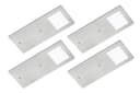 20w LED Under Cabinet Kitchen Lights Slim Rectangular Cool White 6500k Kit of 4 UC01