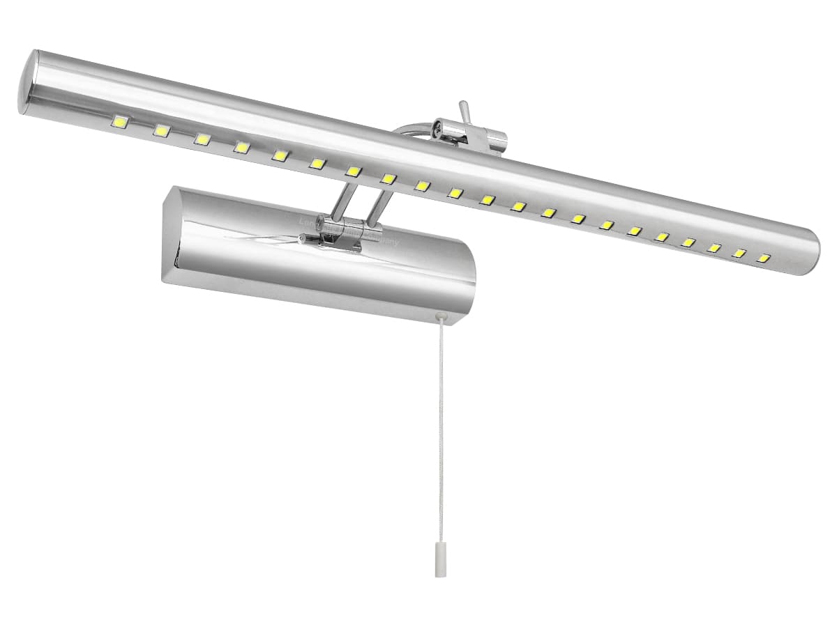 5w LED Bathroom Mirror Wall Light With Pull Cord Cool White 6500k IP20 ML13