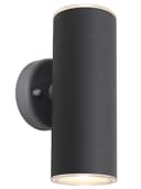 Modern 11W LED Double Outdoor Wall Light Black Warm White ZLC347B