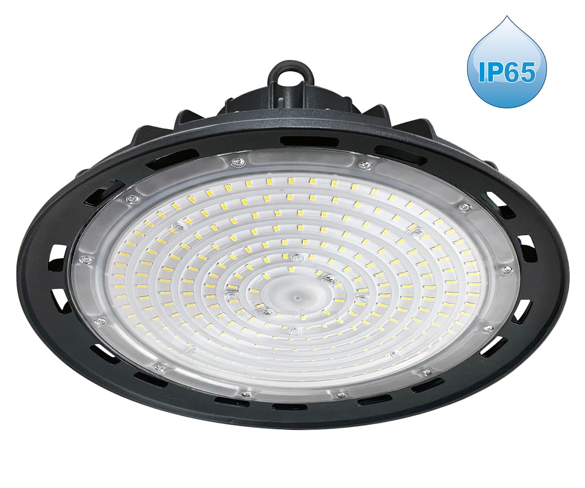 LED Ceiling High Bay Light 150w 6500k IP65 Ultra Bright for Industrial Warehouse Workshops 150WUFO7