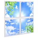 175W 4 Set Blue Sky LED Ceiling Recessed Panel 600 x 600 Sun Birds Cloud Sky Scene SKY03