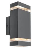 Modern Outdoor Rectangular Up Down Wall Light ZLC368B