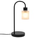 Modern Vintage Black Table Lamp Frosted Glass Shade T509